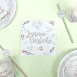 16 Serviettes papier 33 x...