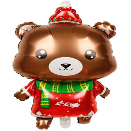 Ballon foil OURSON NOEL 72...