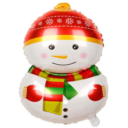 Ballon foil BONHOMME NEIGE...