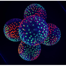 10 Ballons latex 30 cm FLUO...
