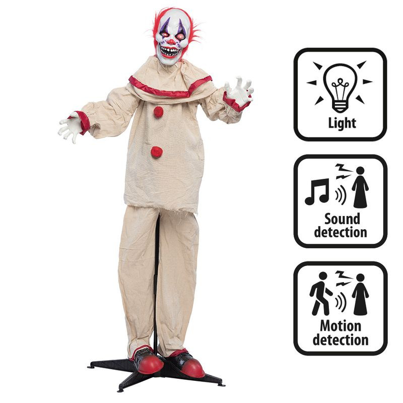 DÉGUISEMENT HALLOWEEN CLOWN Masque Horreur Effrayant PVC Visage Neuf Fg