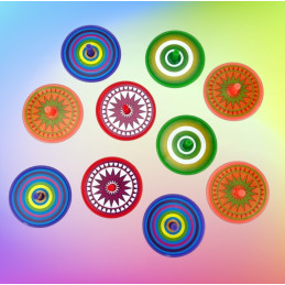 Set de 10 toupies assorties *