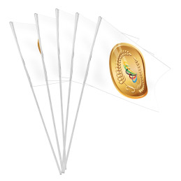 Sachet de 10 drapeaux 9.5 x...