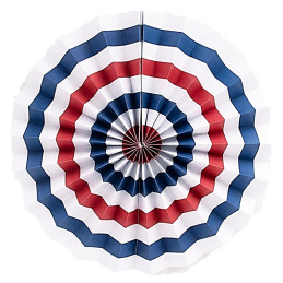 Rosace 40cm Bleu Blanc Rouge 