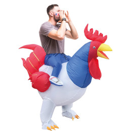 Costume gonflable Coq...