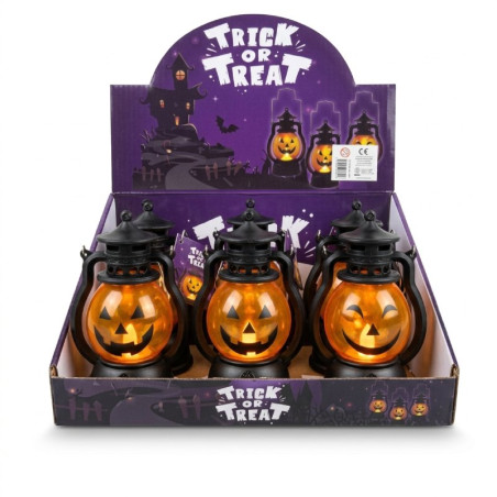 Funmo Lot De 3 Citrouilles LED - Lanterne Citrouille Lumineuse Automne Halloween