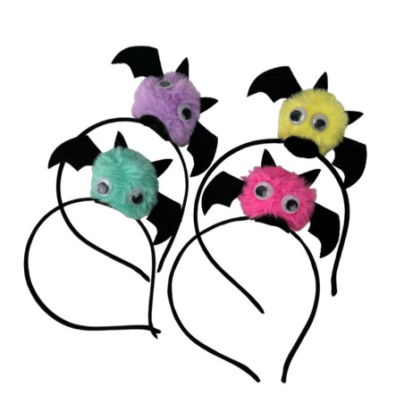 Serre-tête Chauve-souris De Dessin Animé Pour Halloween, Serre-tête