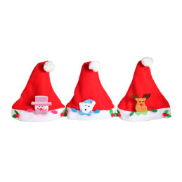 Bonnet Noël enfant 3 assortis
