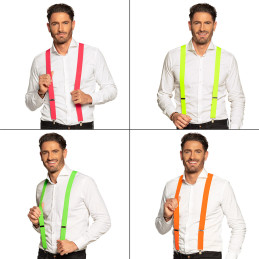 Bretelles neon 4 couleurs...