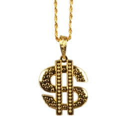 Collier Dollar en métal 