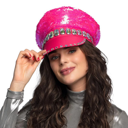 Grossiste Casquette Sandy candy (réversible nacre/ rose) | Réservé aux