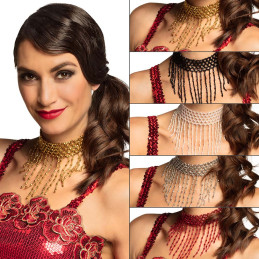 Collier 5 couleurs assorties 