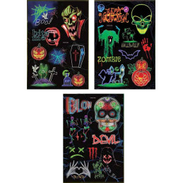 Planche de stickers 3D  23...