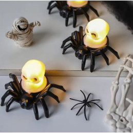 Araignée SKULL LED 8.5 X7 X...