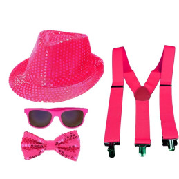 Set 4 pièces SEQUIN NEON...