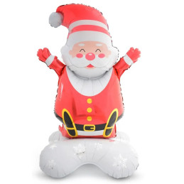 Ballon foil PERE NOËL sur...