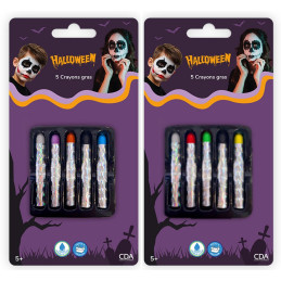 5 Crayons gras HALLOWEEN 2...