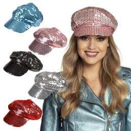 Casquette disco 5 coul. Ass 