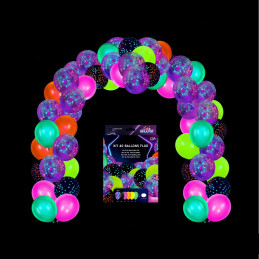 Kit 40 Ballons 30 cm FLUO...