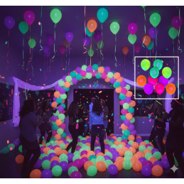 10 Ballons 30 cm FLUO NEON...