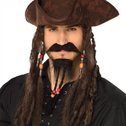 Moustache et barbe Pirate 