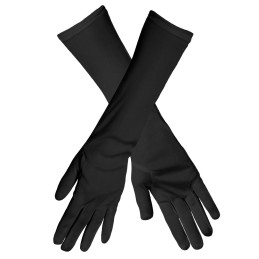 Gants noir polyester 40cm...