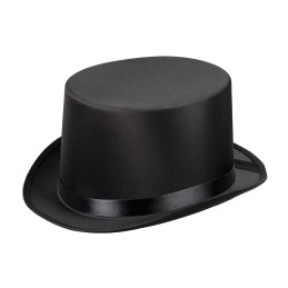 Chapeau satin Gala noir 