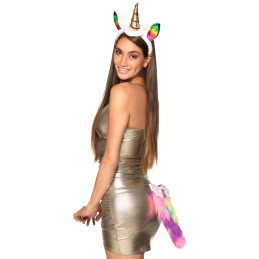 Set Licorne (tiare et queue) 