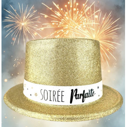 Chapeau plastique pailleté...
