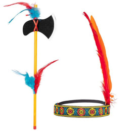 Set Indien bandeau et hache...