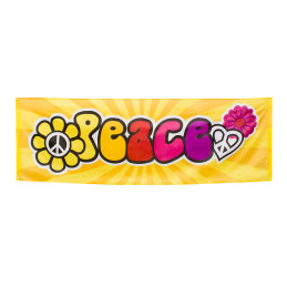 Banniere polyester Peace 74...