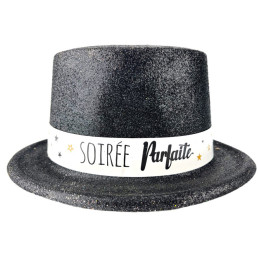 Chapeau plastique pailleté...