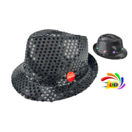 Chapeau SEQUIN NOIR...