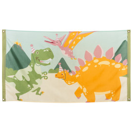 Drapeau  Dino party 90 x...