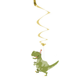 3 Swirls Dino party 3...