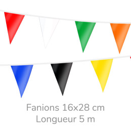 Guirlande 5m de 15 fanions...