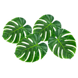 4 Feuilles de palmier 33 x...