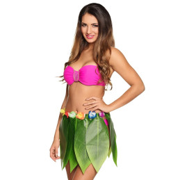 Jupe hawaiienne feuilles de...