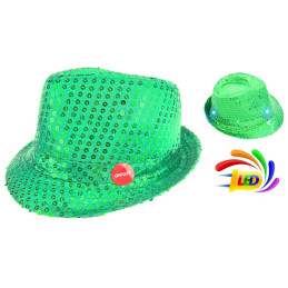 Chapeau SEQUIN VERT...