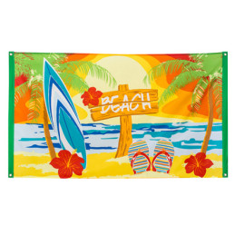 Drapeau polyester Beach (90...
