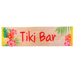 Bannière polyester Tiki Bar...
