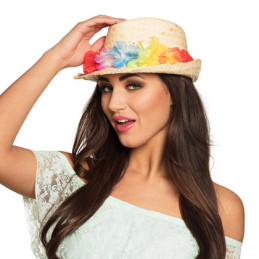 Chapeau Aruba avec collier 