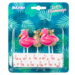 5 Bougies Flamant / Ananas...