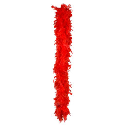 Boa plumes 1m80 50g rouge 