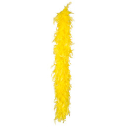 Boa plumes 1m80 50gr jaune 